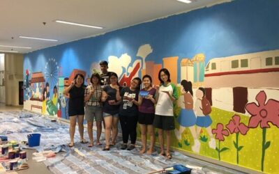 Aug 2017, Launch of Wall Mural ‘Singapore, Our Home Always’