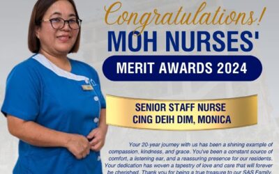 SSN Monica, Recipient of the prestigious Nurses’ Merit Award 2024!